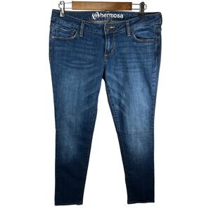 Bullhead Hermosa Super Skinny Jeans Blue Wash Women‎ Size 9 Medium